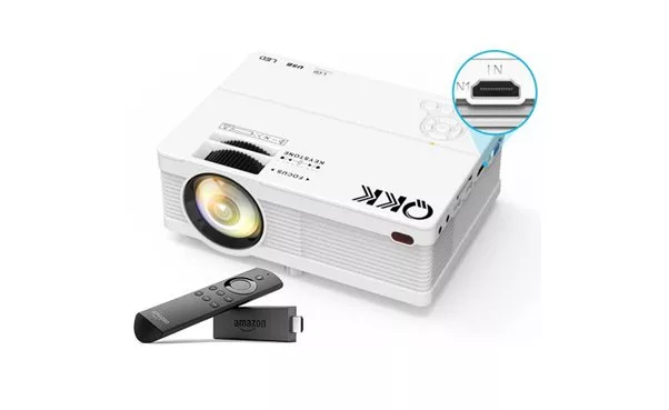 Unlock the Big Screen Experience with the QKK Mini Projector 9