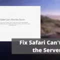 What To Do When Safari Can't Find Server? 17