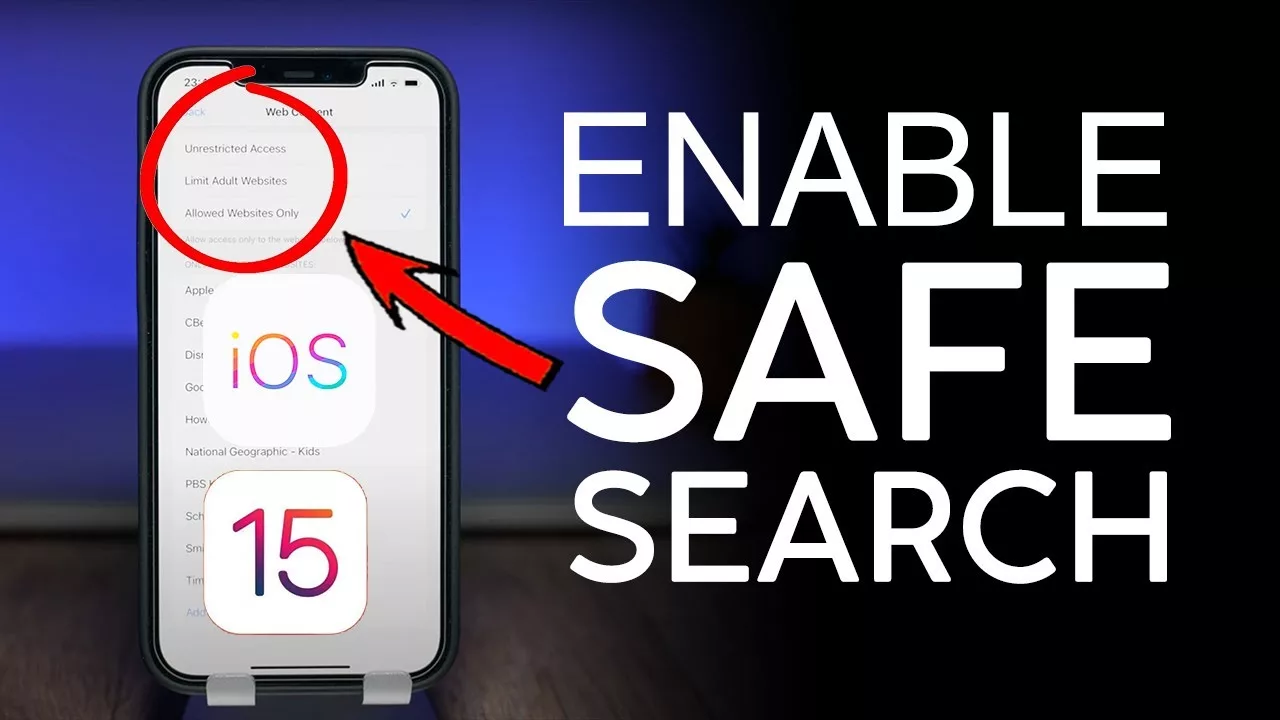 safe search on safari