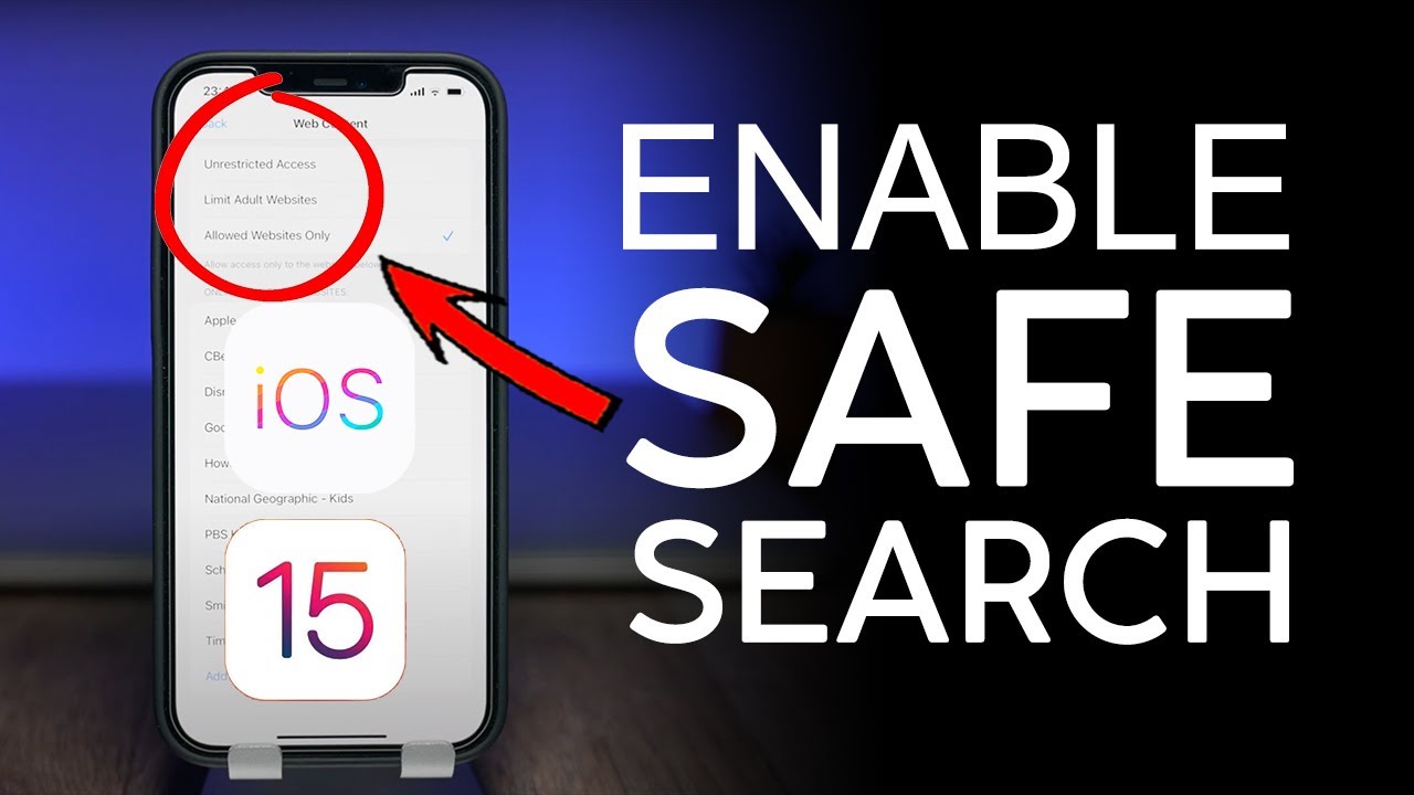 how to activate safe search in safari
