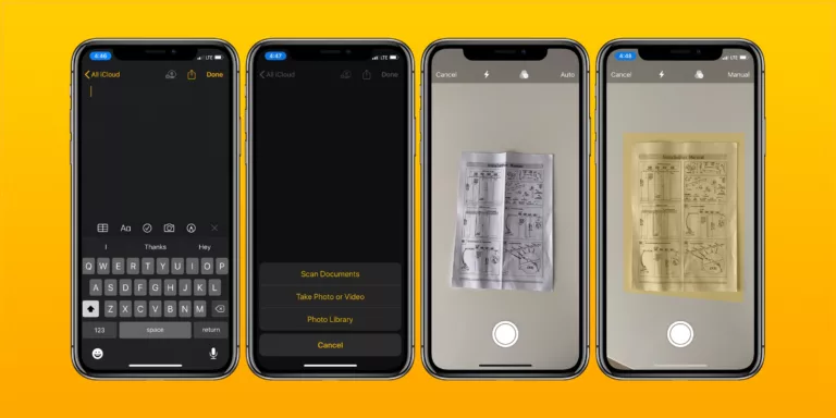How to Scan Multiple Pages Using iPhone Notes App 1