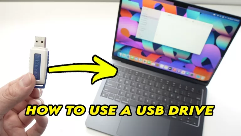 How to Use USB Drive with Your MacBook Air? 3