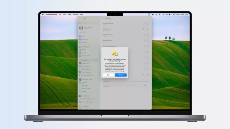 How to Use Your Macbook Pro as Wi-Fi Hotspot? 17
