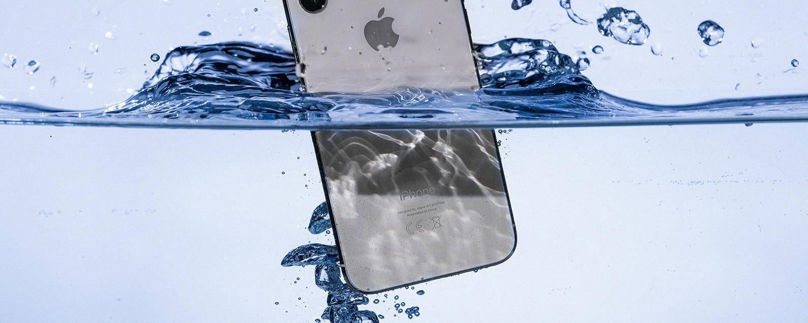 dropped iphone in water