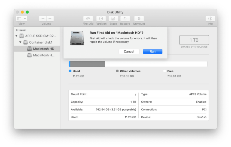 How to Use First Aid to Repair the Disk on Mac 17