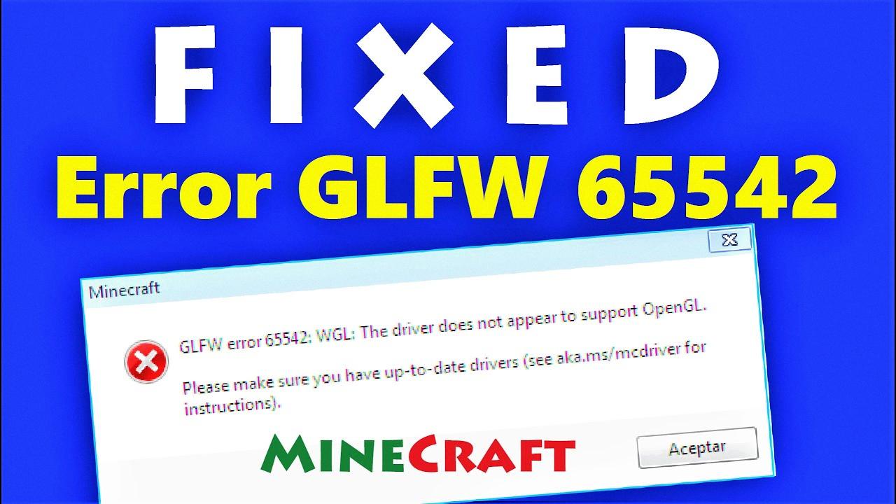 glfw error 65542 wgl