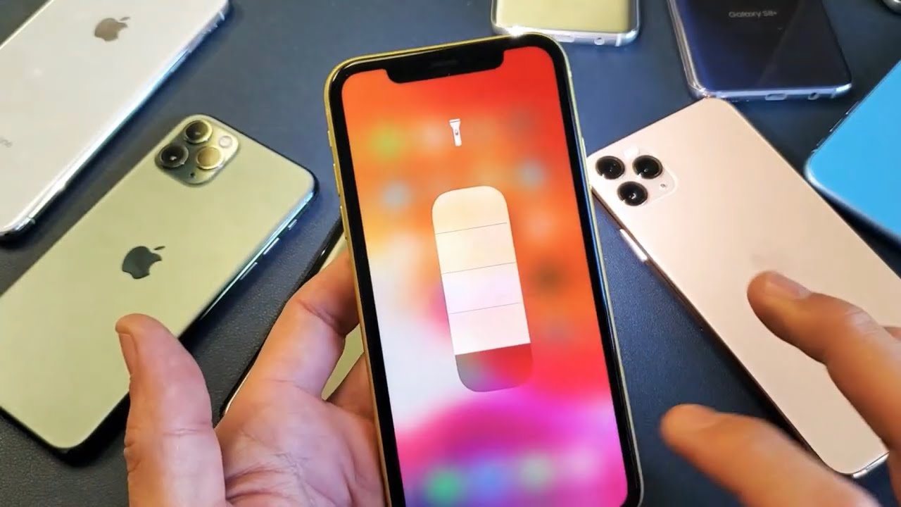 how to put off flashlight on iphone 11