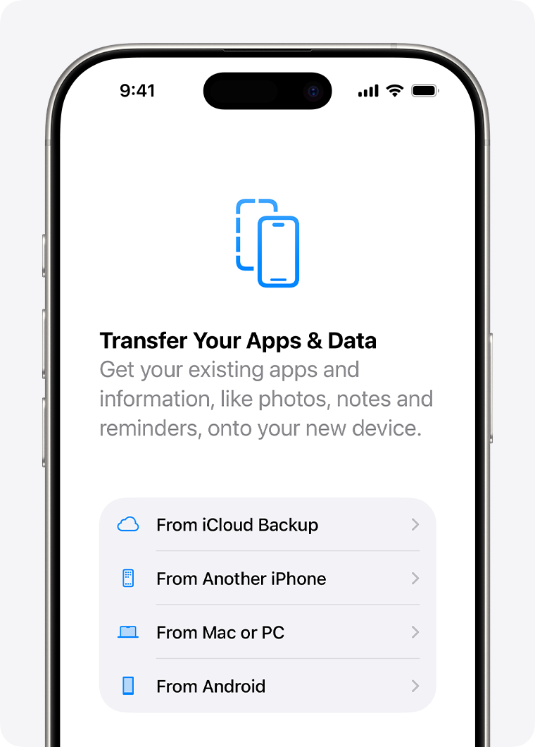 Restoring an iPhone from an iCloud Backup