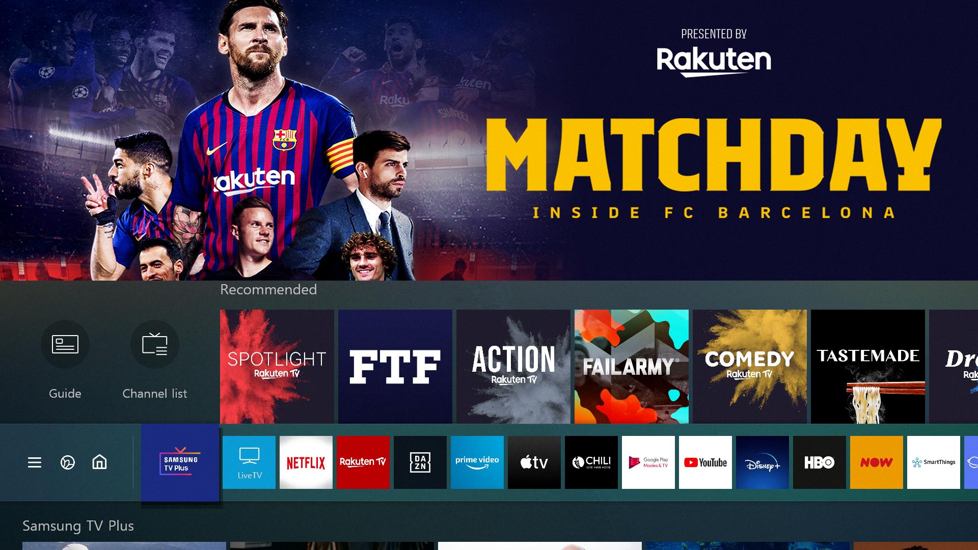 is samsung tv plus free