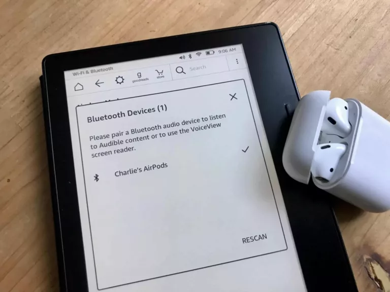 How to Easily Pair AirPods with Your Kindle Paperwhite 3