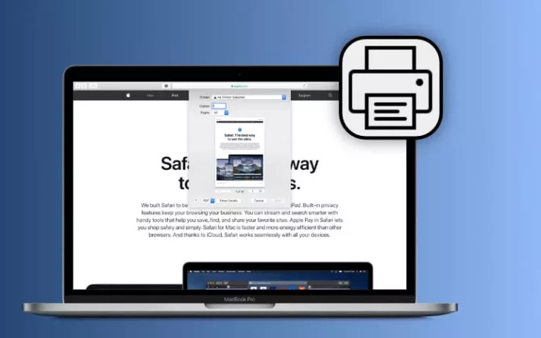How to Print Webpage in Safari on Mac? 1