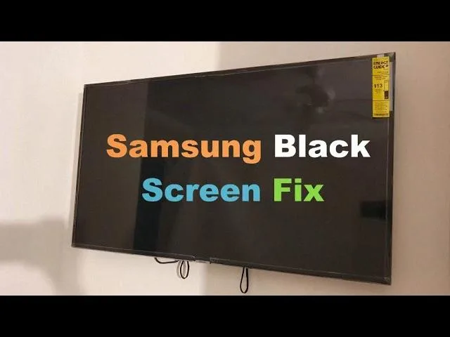 How to Solve the Samsung TV Black Screen Issue? 1