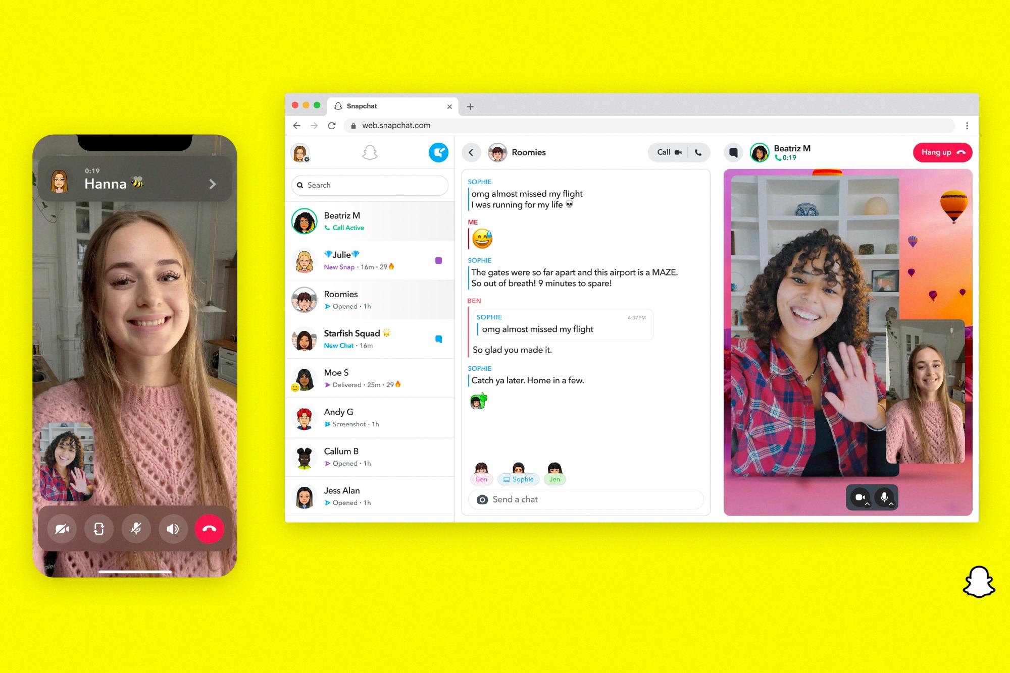 snapchat on pc