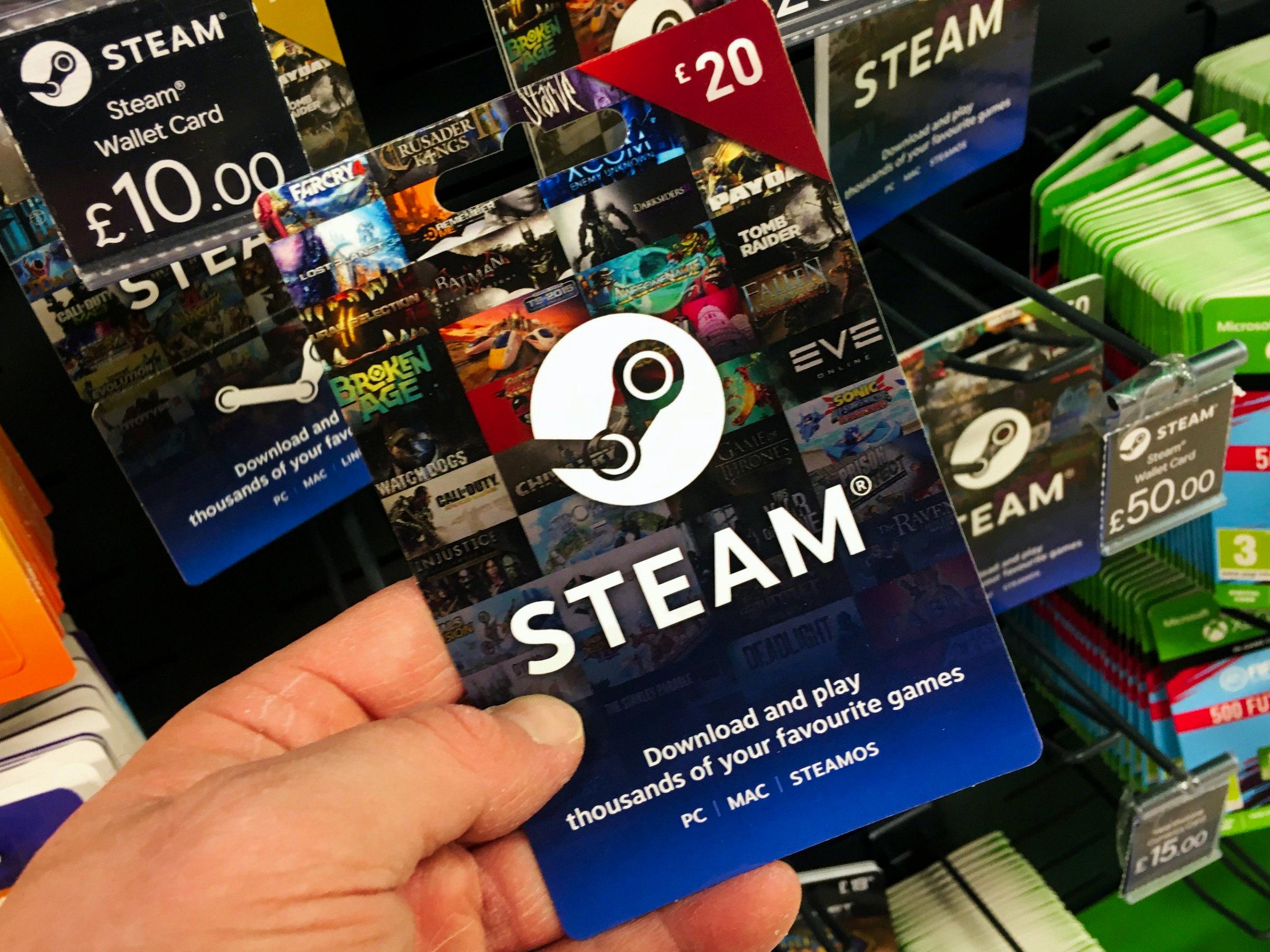 whats a steam card