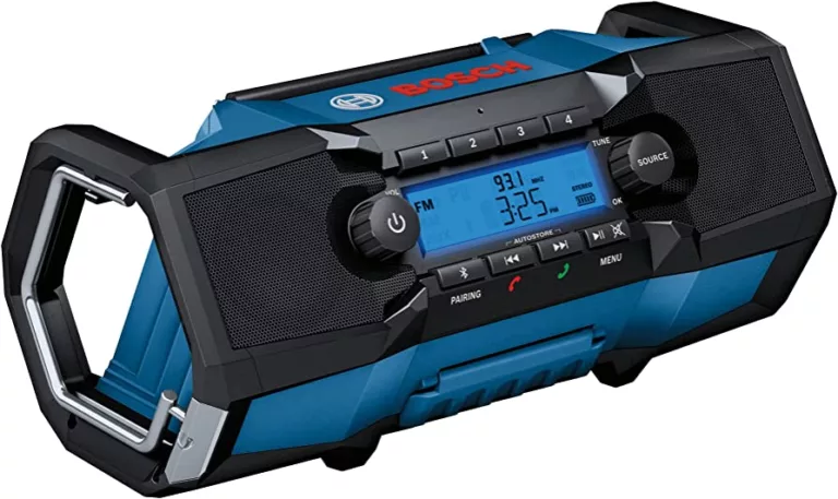 Enjoy Music Anywhere with Bosch's 18V Bluetooth Jobsite Radio 9
