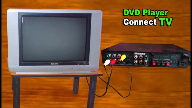 How to Connect DVD Player to TV Using Red White and Yellow Cables? 9