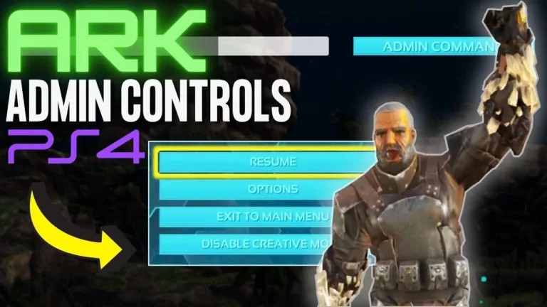 Different Ark Commands Available on PS4 17
