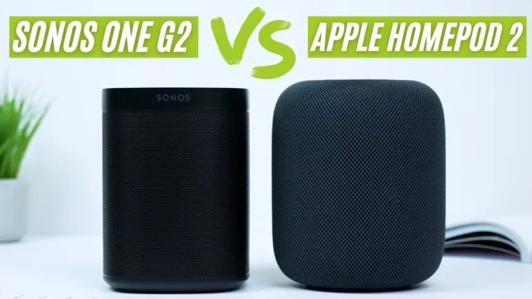 Comparison of HomePod Mini and Sonos One Gen 2 Speakers 13