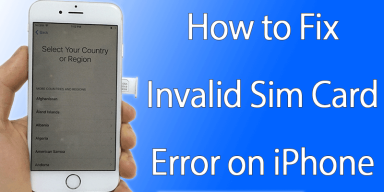 How to Fix Invalid Sim Card on iPhone? 13