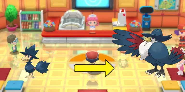 Evolving Murkrow in Brilliant Diamond 11