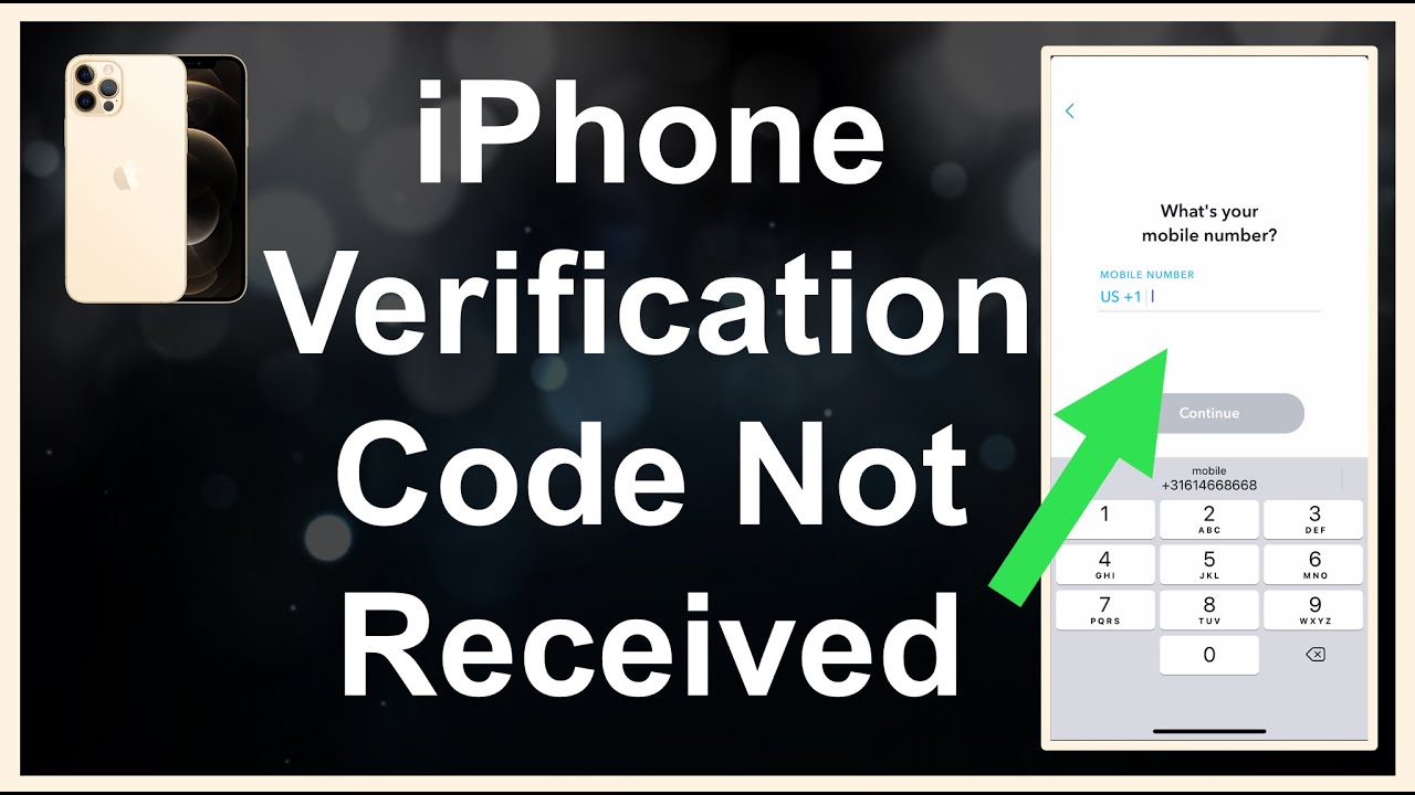 not receiving verification code texts iphone 13 pro max