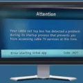 Troubleshooting Spectrum Cable Box Error Codes 15