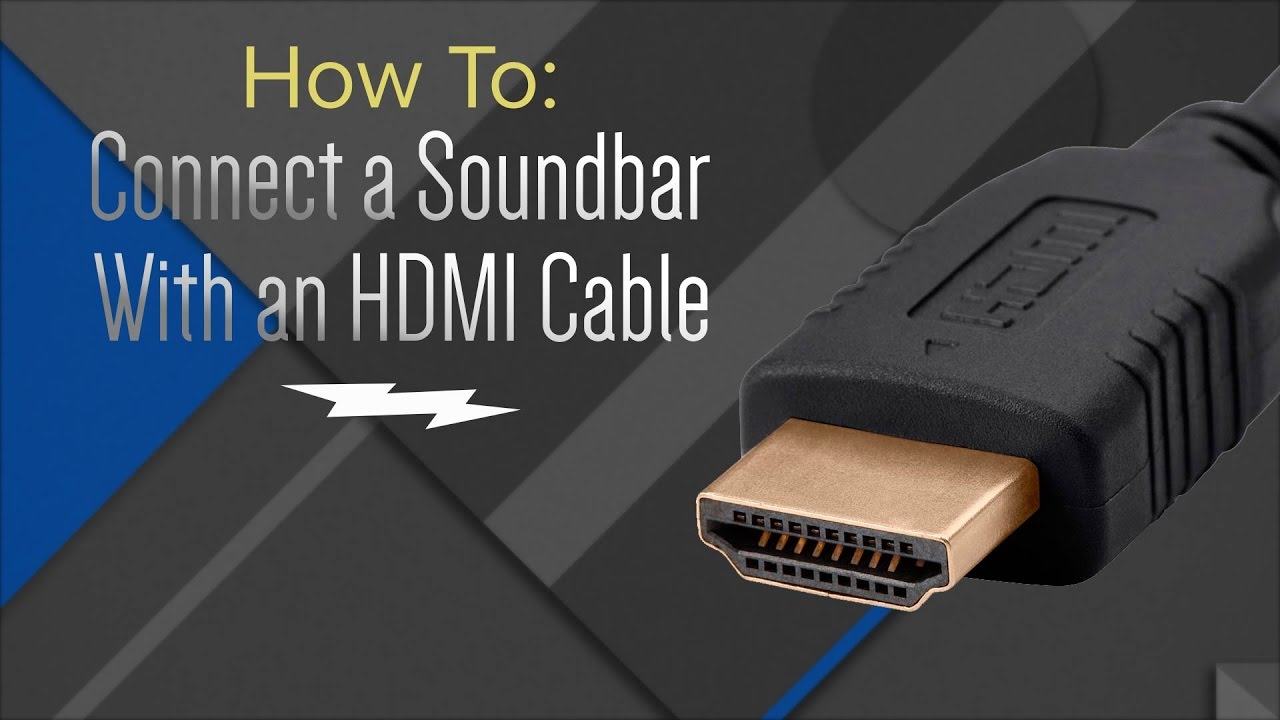 How to Connect Your Vizio Sound Bar with HDMI? 1