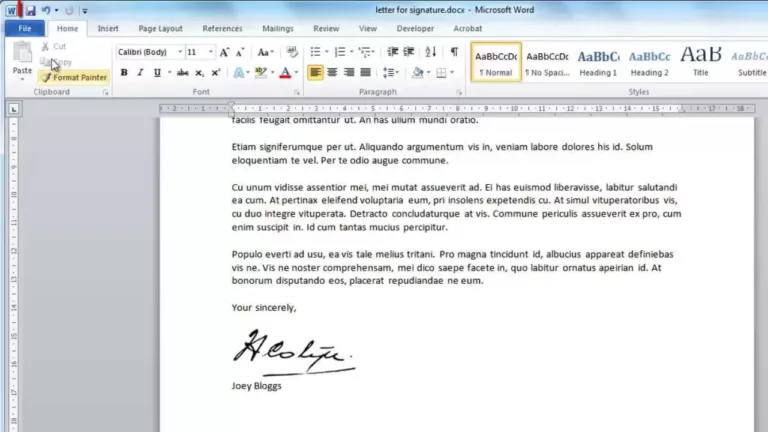 How to Create a Digital Signature in Microsoft Word? 3