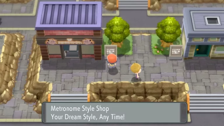 Where is The Metronome Style Shop in Pokemon Brilliant Diamond? 3