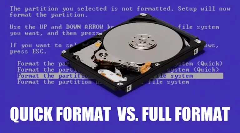 Comparing Quick vs Full Formatting of Hard Drives 3