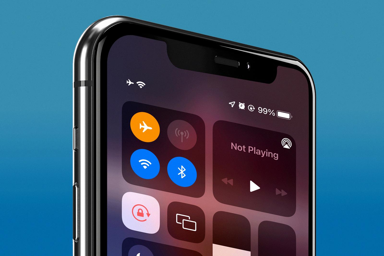 turn phone off or airplane mode