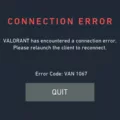 All You Need to Know About Error Code Van 1067 9