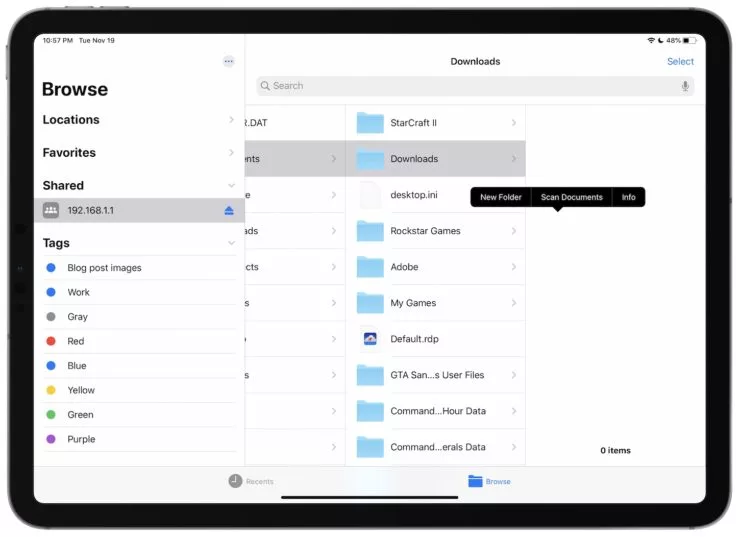 How to Access Windows 10 Shared Folder From iPad? 9
