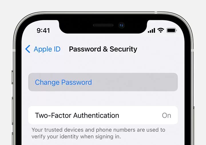 How to Change Password in iTunes? 3