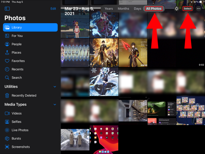 How to Delete All Photos From iPad? 1
