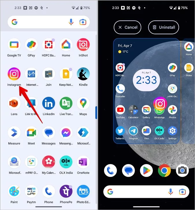 How to Add Instagram Shortcut Icon to Your Android Home Screen? 15