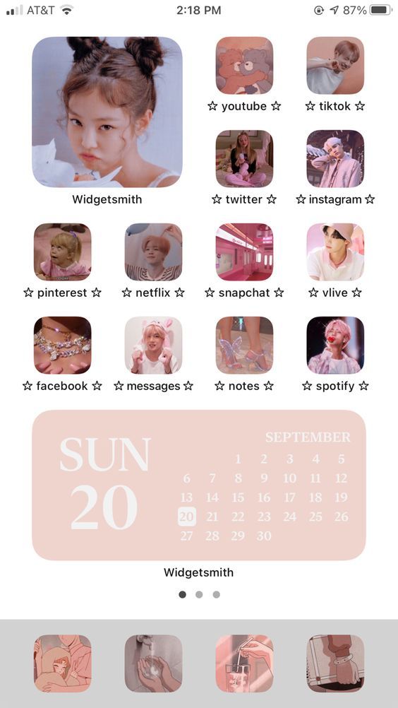 Kpop iOS 14 Ideas: How to Customize Your iPhone Home Screen 1
