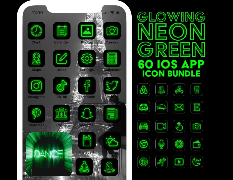 How to Brighten Up Your iOS 14 Home Screen with Neon Green App Icons? 1