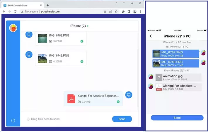 How to Share Files Between Devices with SHAREit WebShare? 9