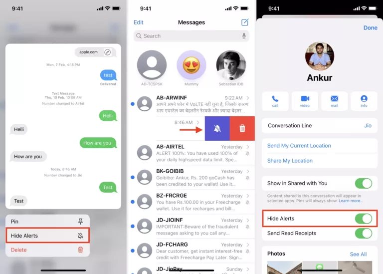 Silencing iMessage Notifications: How to Share Your Focus Status 3