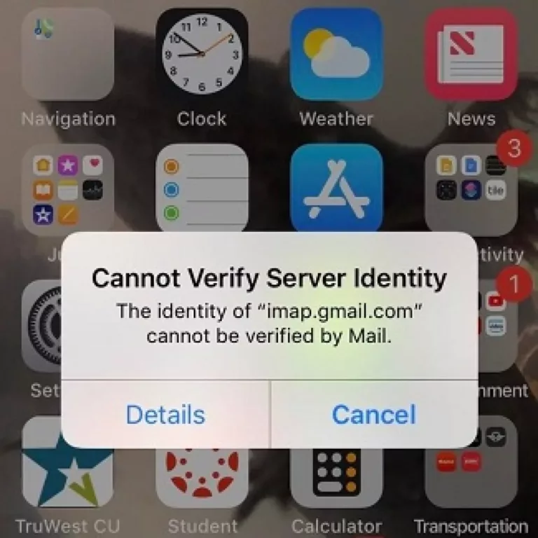 How to Troubleshoot IMAP Gmail.com Cannot Be Verified Error? 7