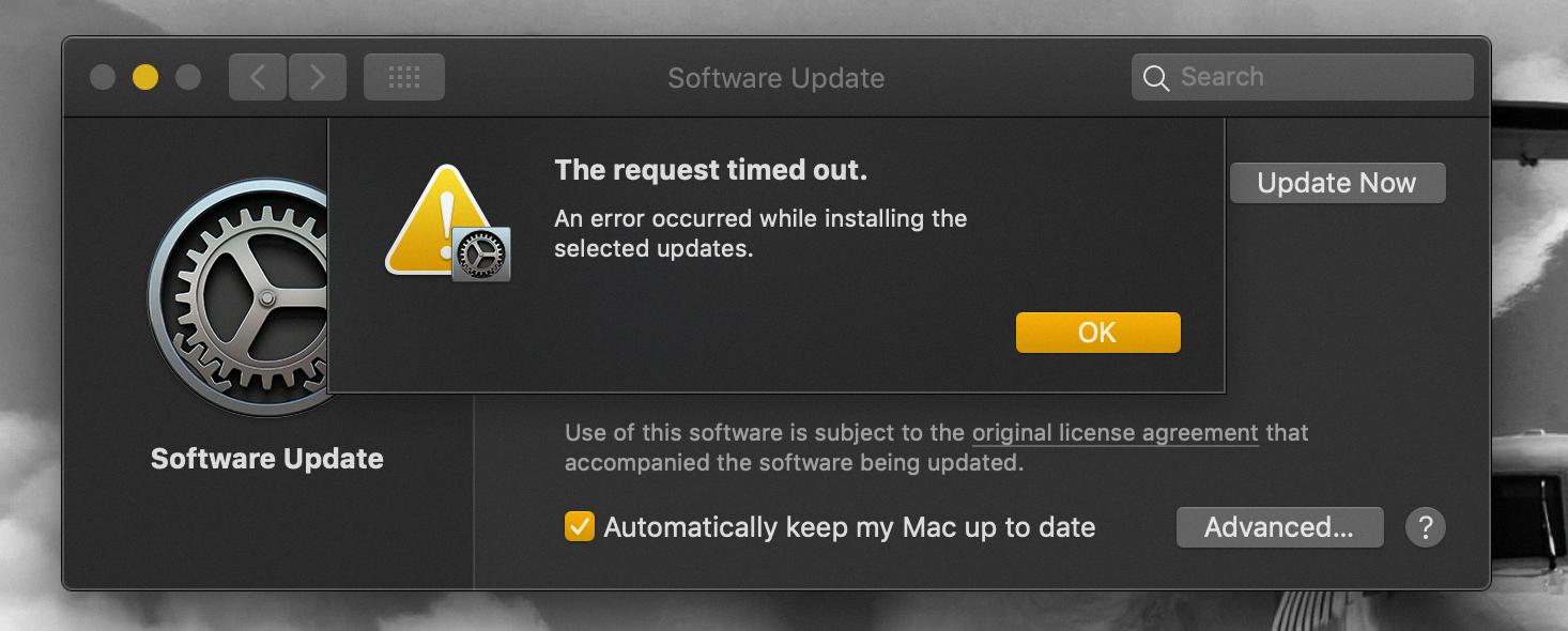 an error occurred while installing the selected updates mac an error occurred while installing the selected updates mac