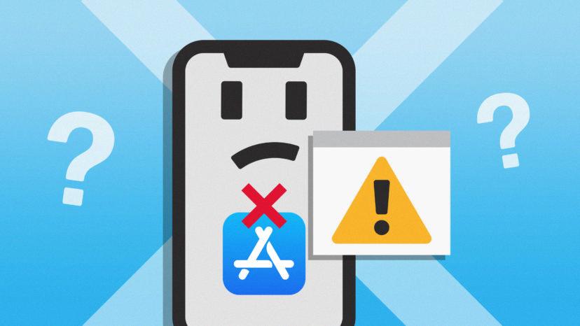 app store blank on iphone