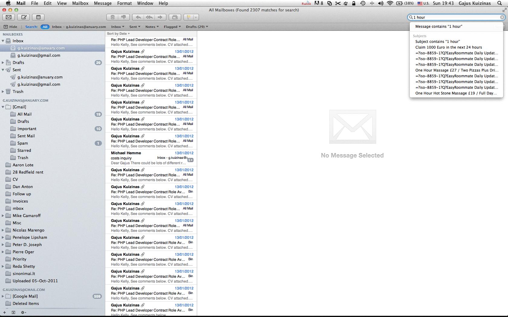 apple mail search not working apple mail search not working