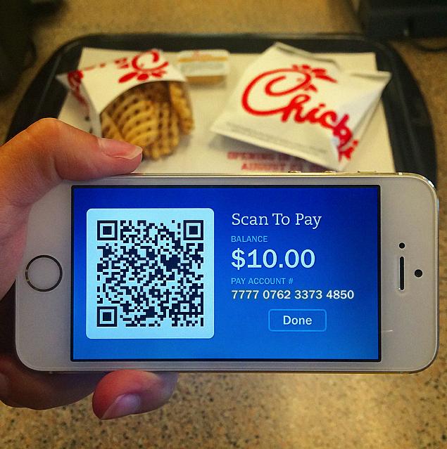 does chick fil a take apple pay