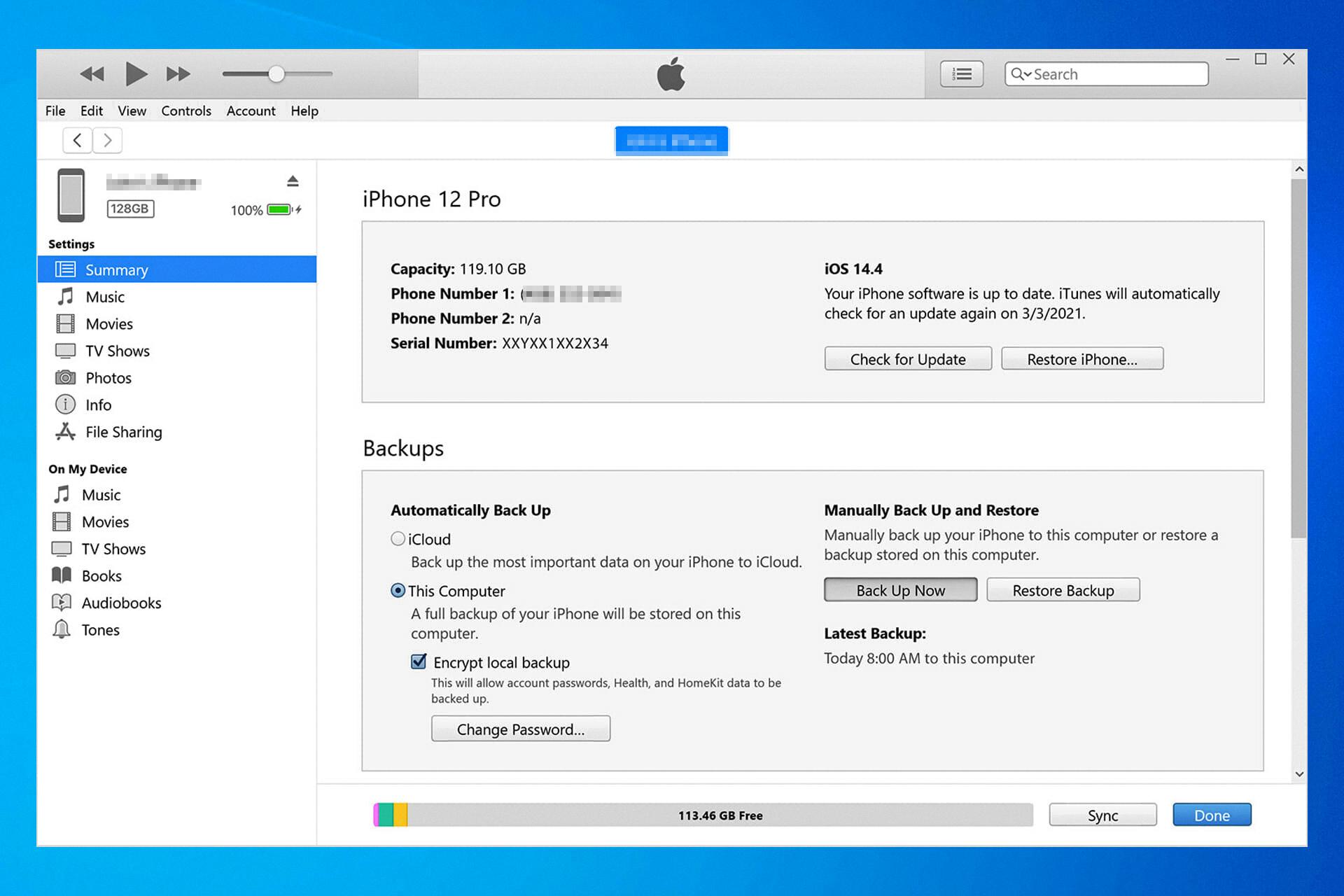 how to backup iphone photos over wifi
