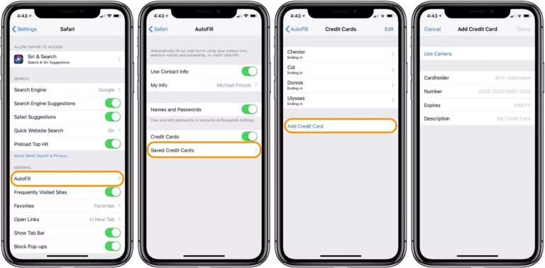 How to Change Autofill Credit Card On iPhone? 9