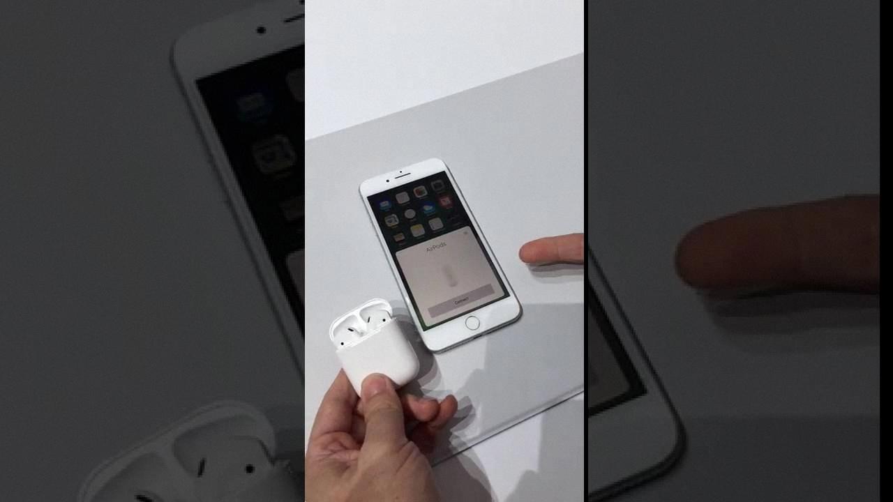 how to connect airpods to iphone 7