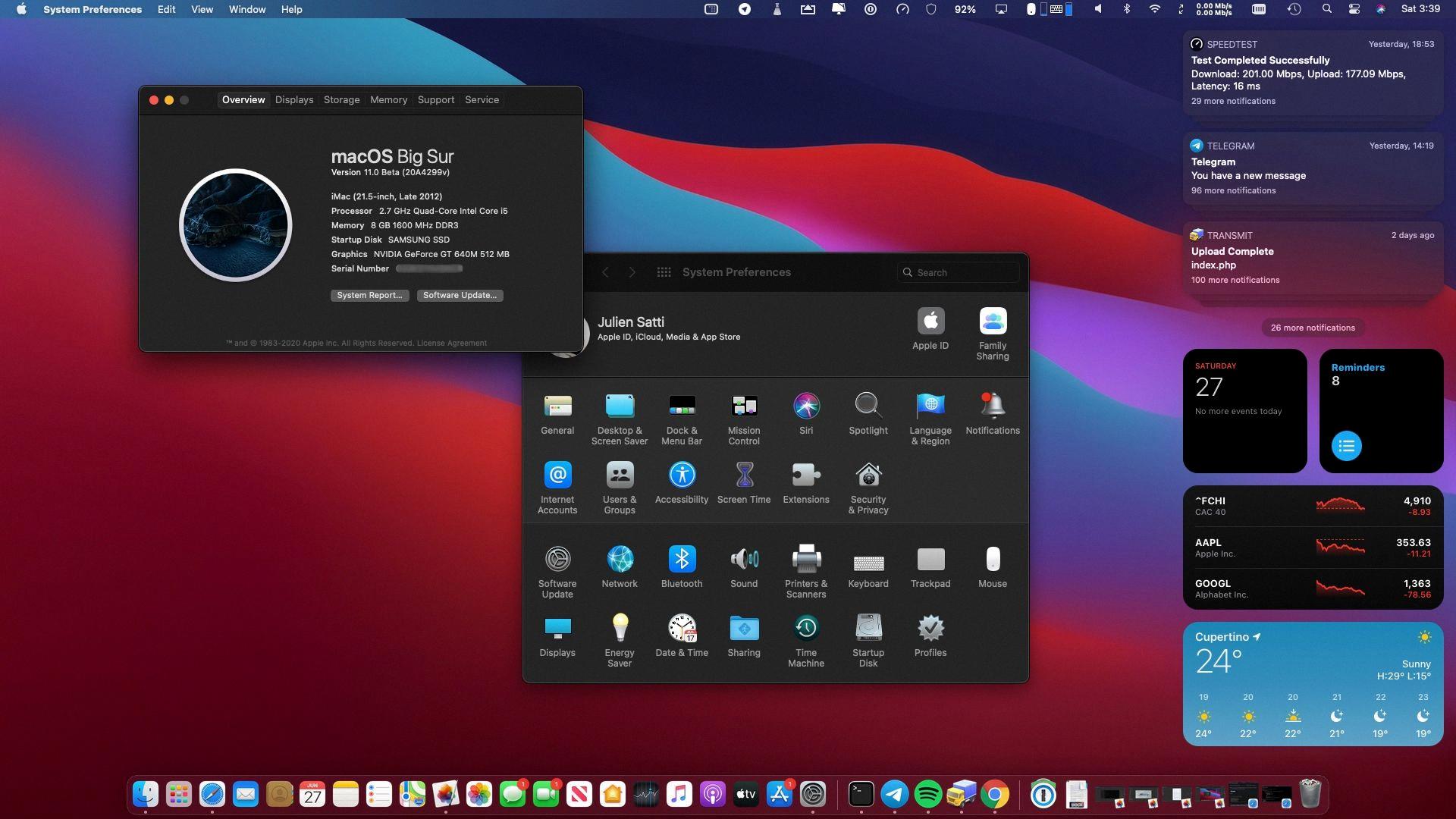 how to download big sur in 2012 imac