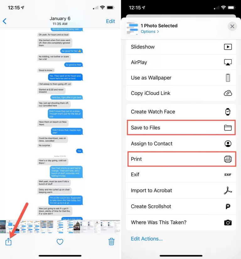 How to Save Entire Text Conversation on iPhone? 1